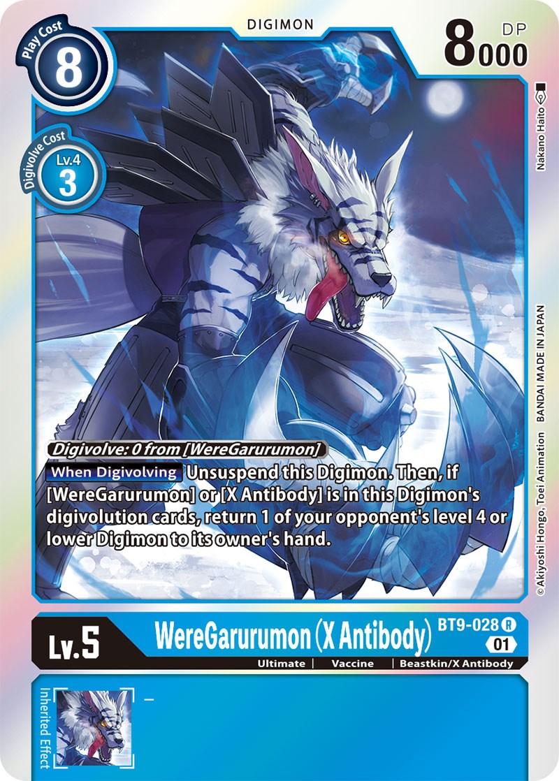 WereGarurumon (X Antibody) [BT9-028] [X Record] | Enigma On Main