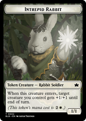 Bat // Intrepid Rabbit Double-Sided Token [Bloomburrow Tokens] | Enigma On Main