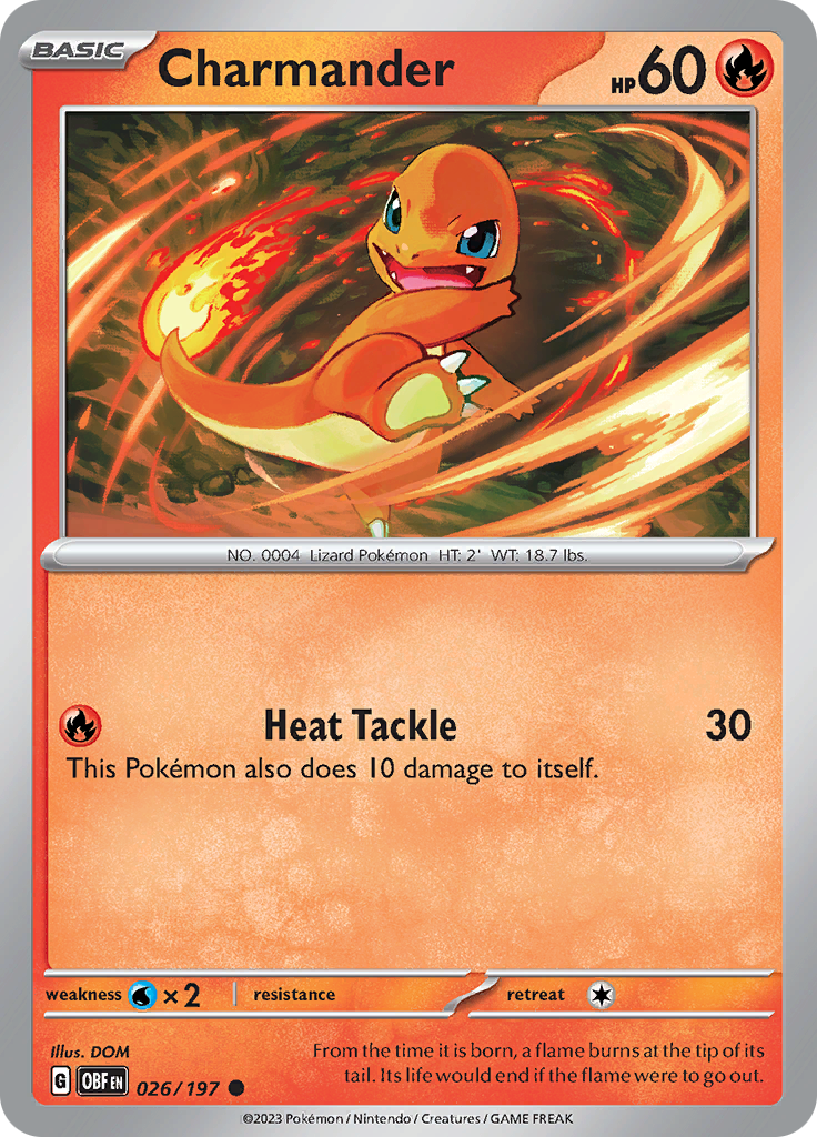 Charmander (026/197) [Scarlet & Violet: Obsidian Flames] | Enigma On Main