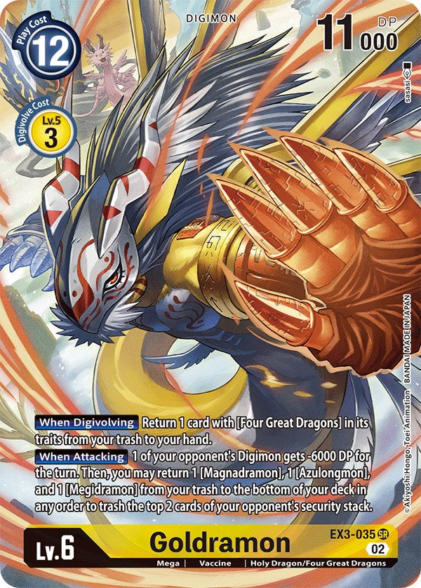 Goldramon [EX3-035] (Alternate Art) [Draconic Roar] | Enigma On Main