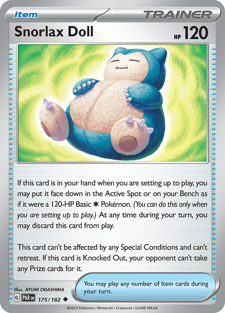 Snorlax Doll (175/182) [Scarlet & Violet: Paradox Rift] | Enigma On Main