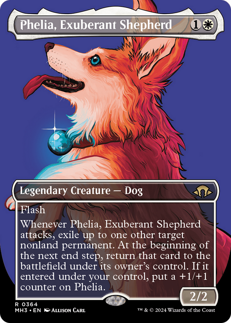 Phelia, Exuberant Shepherd (Borderless) [Modern Horizons 3] | Enigma On Main