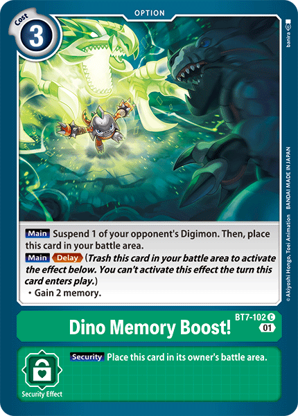 Dino Memory Boost! [BT7-102] [Next Adventure] | Enigma On Main