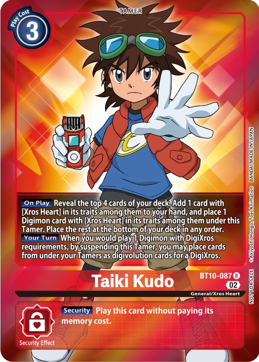 Taiki Kudo [BT10-087] (Box Topper) [Xros Encounter] | Enigma On Main