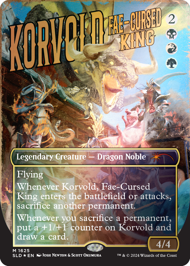 Korvold, Fae-Cursed King (Rainbow Foil) [Secret Lair Drop Series] | Enigma On Main