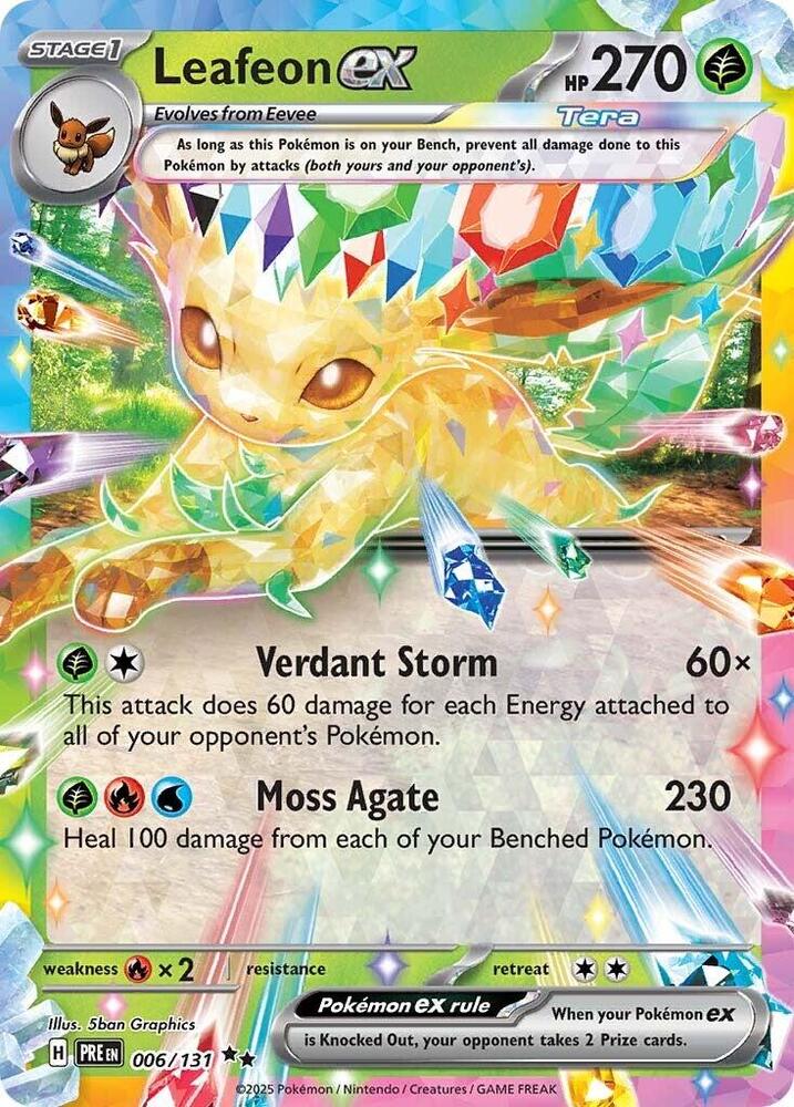 Leafeon ex (006/131) [Scarlet & Violet: Prismatic Evolutions] | Enigma On Main