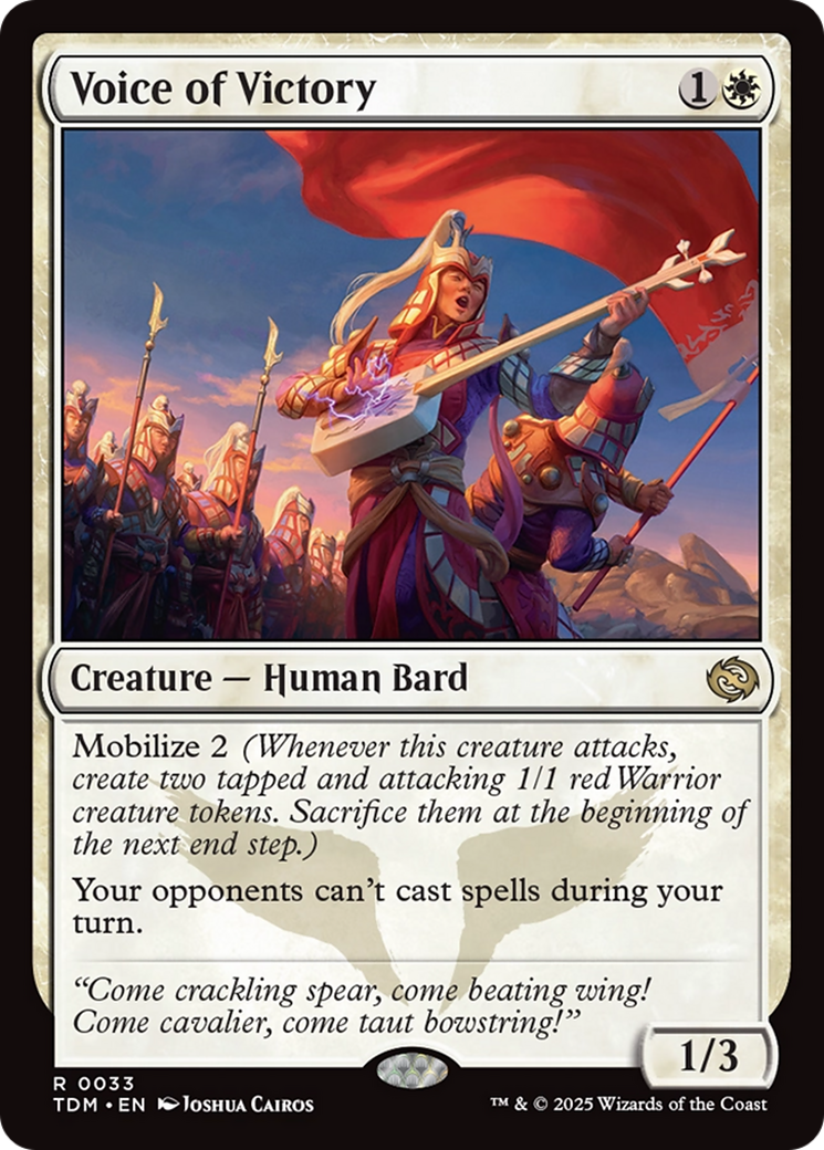 Voice of Victory [Tarkir: Dragonstorm] | Enigma On Main