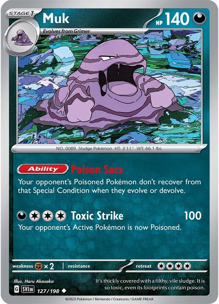 Muk (127/198) [Scarlet & Violet: Base Set] | Enigma On Main