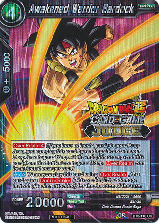 Awakened Warrior Bardock (BT3-110) [Judge Promotion Cards] | Enigma On Main