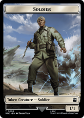 Soldier // Food (0026) Double-Sided Token [Doctor Who Tokens] | Enigma On Main