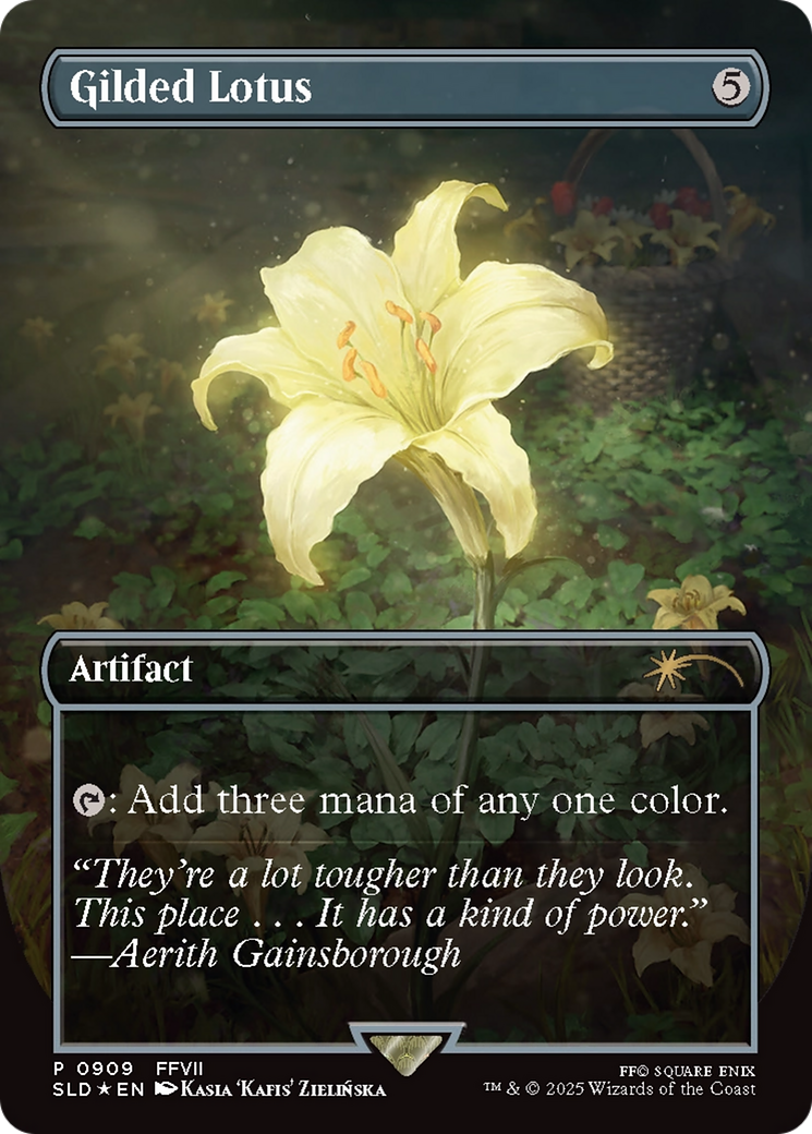 Gilded Lotus (Rainbow Foil) (909) [Secret Lair Drop Series] | Enigma On Main