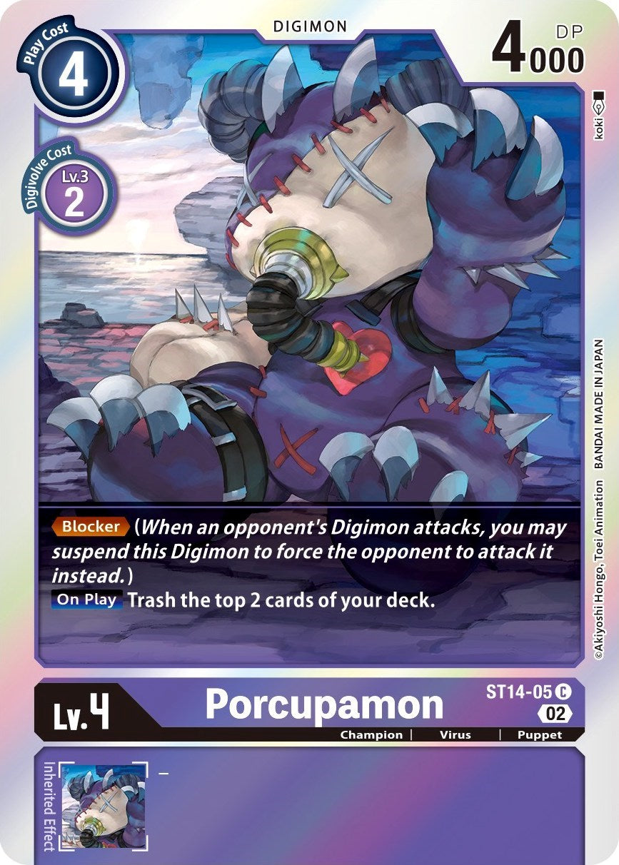 Porcupamon [ST14-05] [Starter Deck: Beelzemon Advanced Deck Set] | Enigma On Main