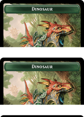 Gnome // Dinosaur (0010) Double-Sided Token [The Lost Caverns of Ixalan Tokens] | Enigma On Main