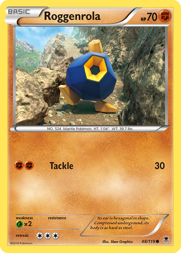 Roggenrola (48/119) [XY: Phantom Forces] | Enigma On Main