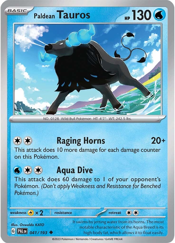 Paldean Tauros (041/193) [Scarlet & Violet: Paldea Evolved] | Enigma On Main