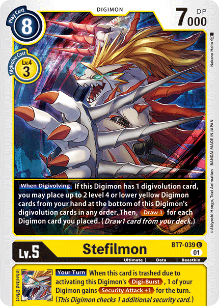 Stefilmon [BT7-039] [Next Adventure] | Enigma On Main