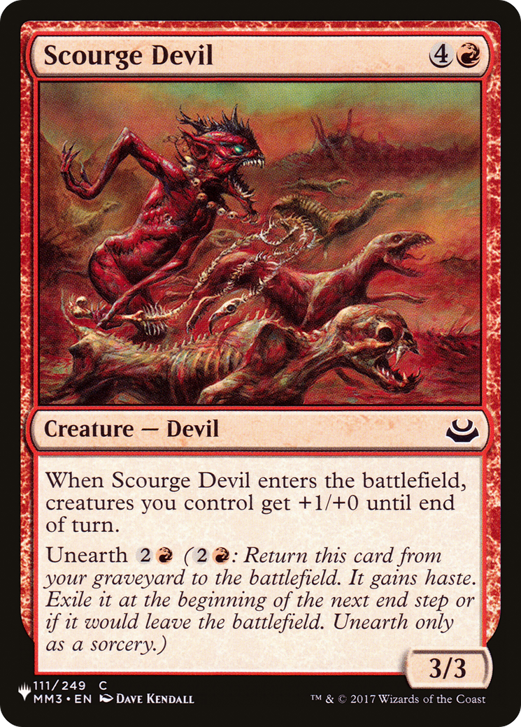 Scourge Devil [The List Reprints] | Enigma On Main