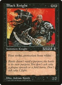 Black Knight (Oversized) [Oversize Cards] | Enigma On Main