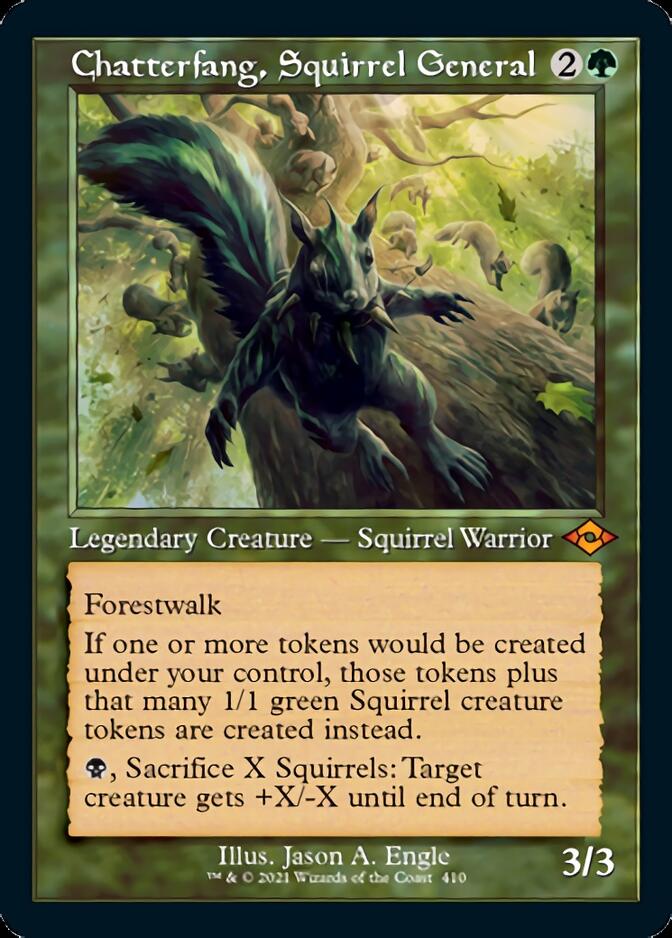 Chatterfang, Squirrel General (Retro Foil Etched) [Modern Horizons 2] | Enigma On Main