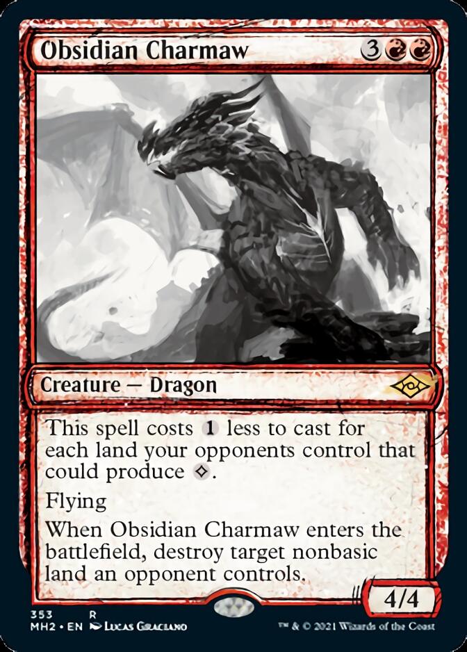 Obsidian Charmaw (Sketch) [Modern Horizons 2] | Enigma On Main