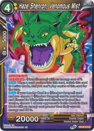 Haze Shenron, Venomous Mist (BT10-117) [Rise of the Unison Warrior 2nd Edition] | Enigma On Main