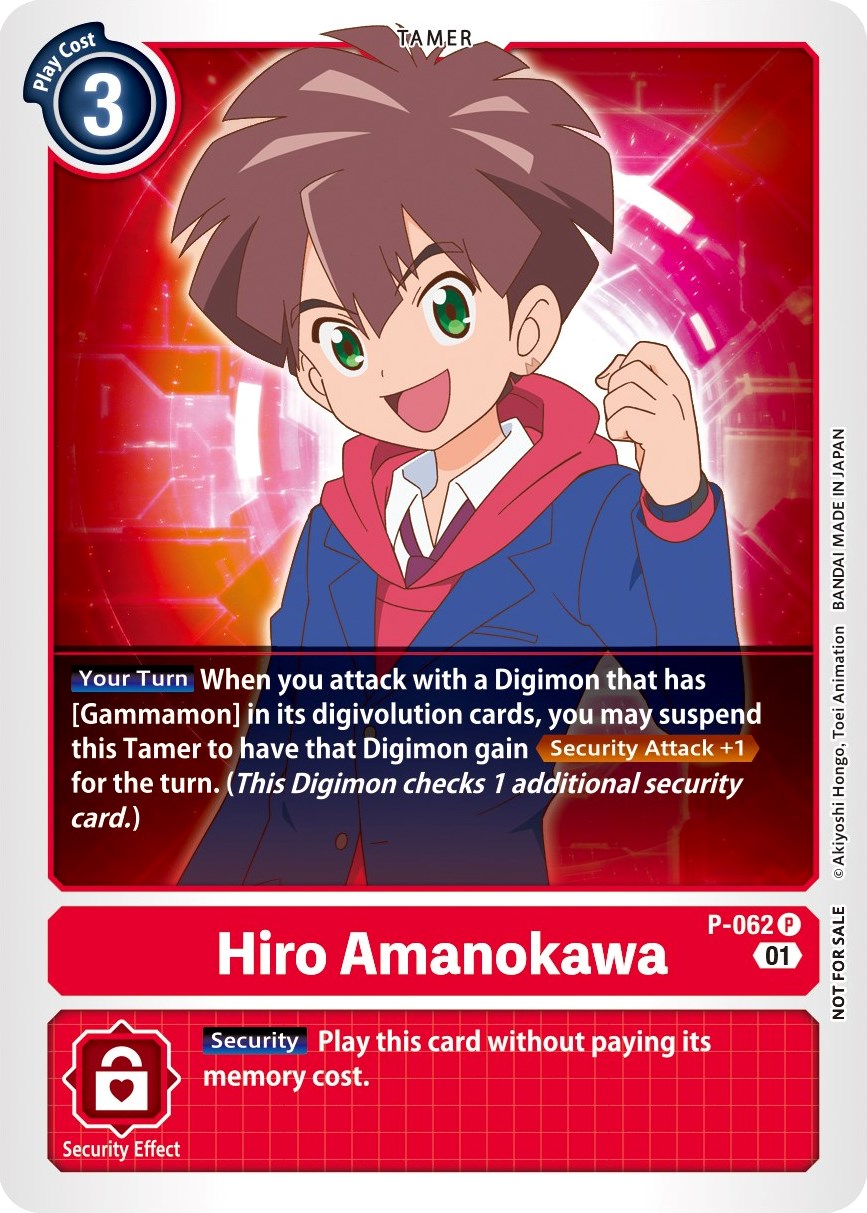 Hiro Amanokawa [P-062] (Official Tournament Pack Vol.5) [Promotional Cards] | Enigma On Main