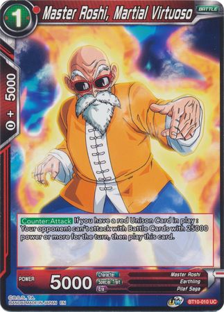 Master Roshi, Martial Virtuoso (BT10-010) [Rise of the Unison Warrior 2nd Edition] | Enigma On Main