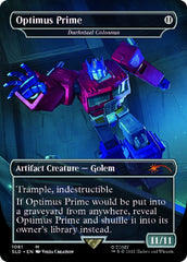 Darksteel Colossus - Optimus Prime (Borderless) [Secret Lair Drop Series] | Enigma On Main