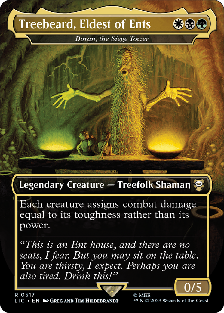 Treebeard, Eldest of Ents - Doran, the Siege Tower (Borderless) [The Lord of the Rings: Tales of Middle-Earth Commander] | Enigma On Main