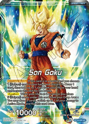 Son Goku // SSG Son Goku, Crimson Warrior (BT16-020) [Realm of the Gods] | Enigma On Main