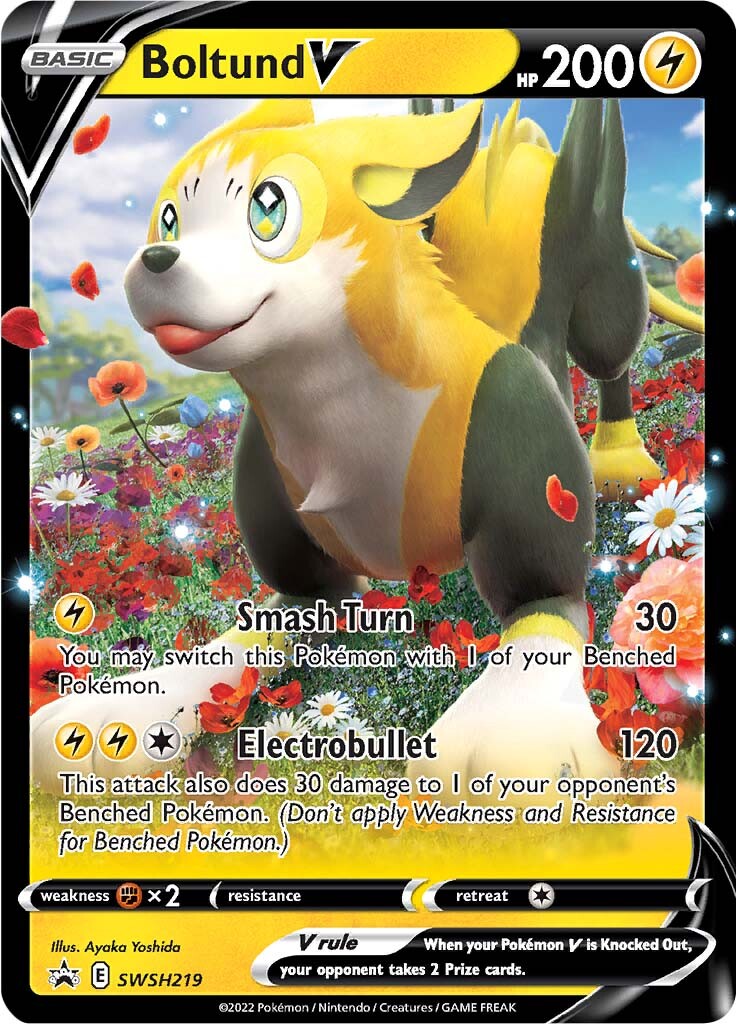 Boltund V (SWSH219) (Jumbo Card) [Sword & Shield: Black Star Promos] | Enigma On Main