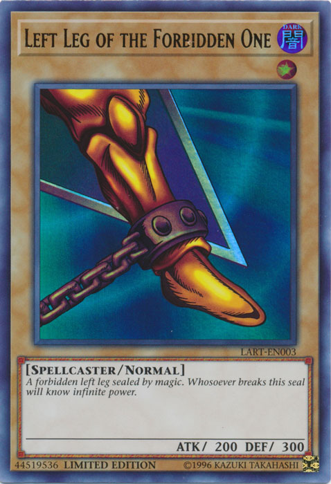 Left Leg of the Forbidden One [LART-EN003] Ultra Rare | Enigma On Main