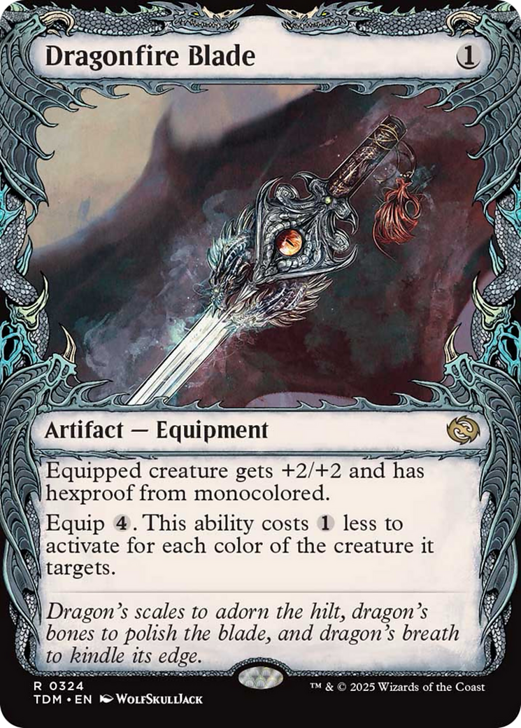 Dragonfire Blade (Showcase) [Tarkir: Dragonstorm] | Enigma On Main