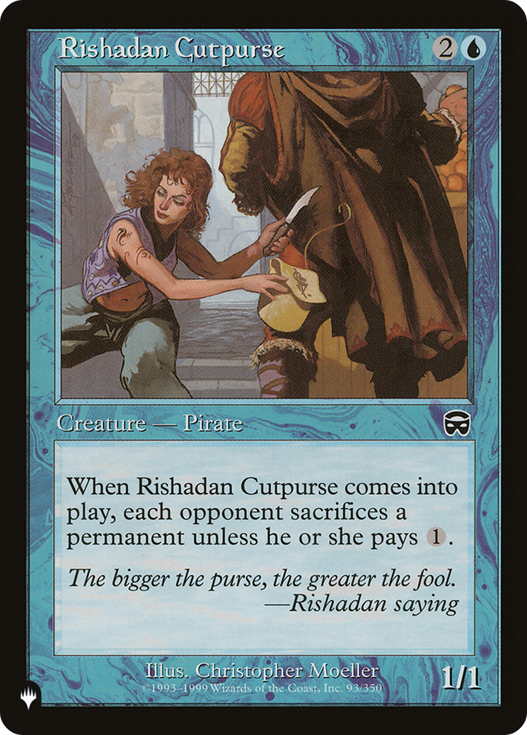 Rishadan Cutpurse [The List Reprints] | Enigma On Main