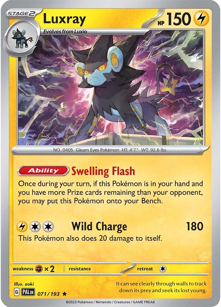 Luxray (071/193) [Scarlet & Violet: Paldea Evolved] | Enigma On Main