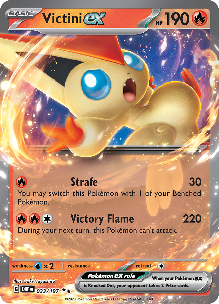 Victini ex (033/197) [Scarlet & Violet: Obsidian Flames] | Enigma On Main