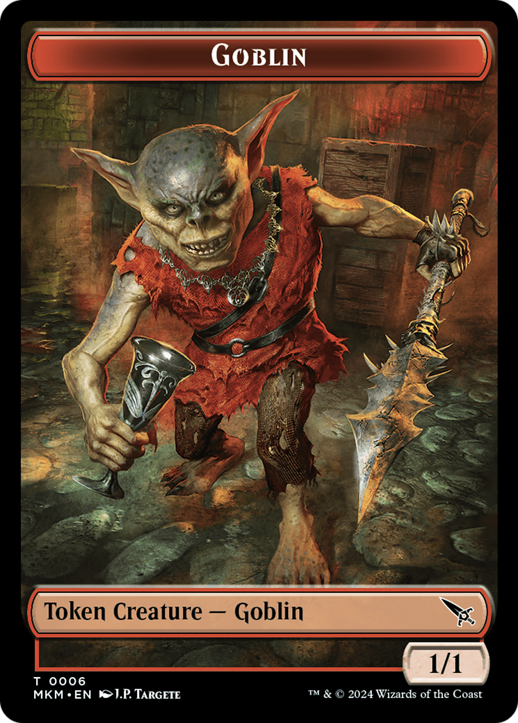 Detective // Goblin Double-Sided Token [Murders at Karlov Manor Tokens] | Enigma On Main