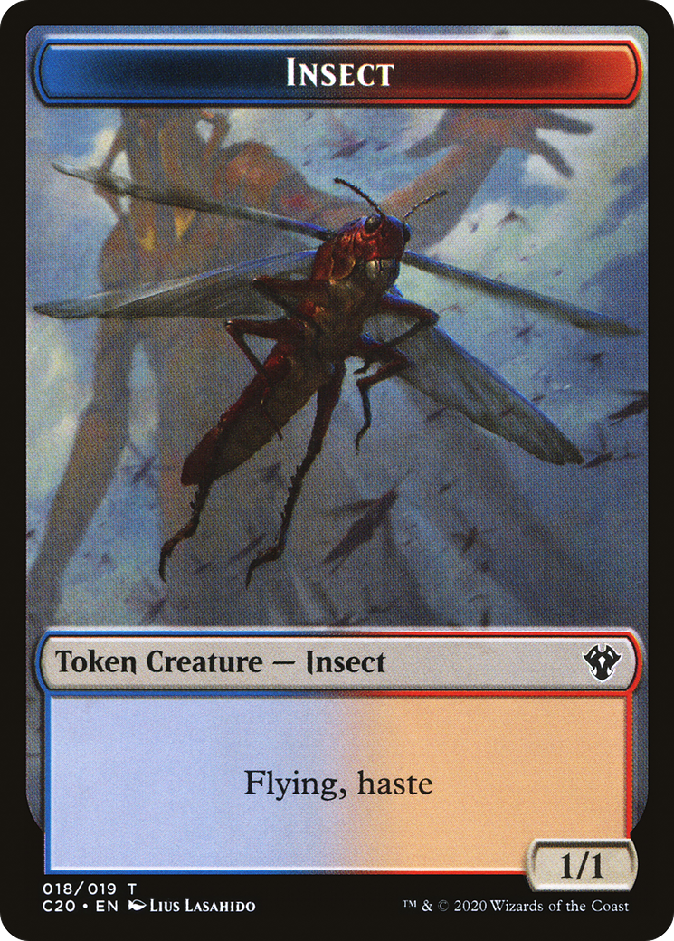 Treasure // Insect Double-Sided Token [Secret Lair: Heads I Win, Tails You Lose Tokens] | Enigma On Main