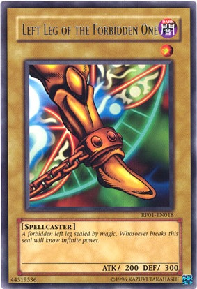 Left Leg of the Forbidden One [RP01-EN018] Rare | Enigma On Main