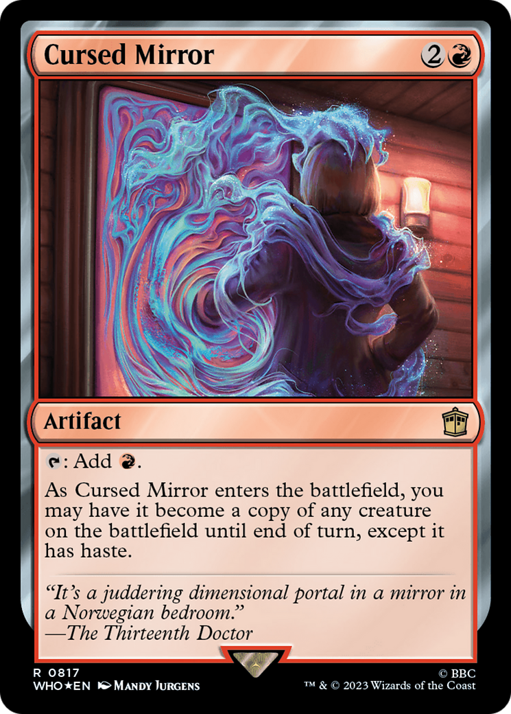 Cursed Mirror (Surge Foil) [Doctor Who] | Enigma On Main