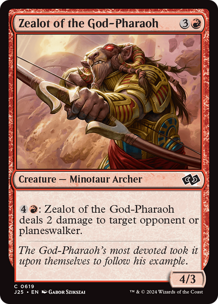 Zealot of the God-Pharaoh [Foundations Jumpstart] | Enigma On Main