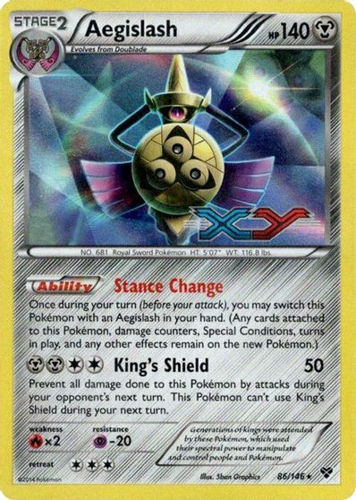 Aegislash (86/146) (Prerelease Promo) [XY: Black Star Promos] | Enigma On Main