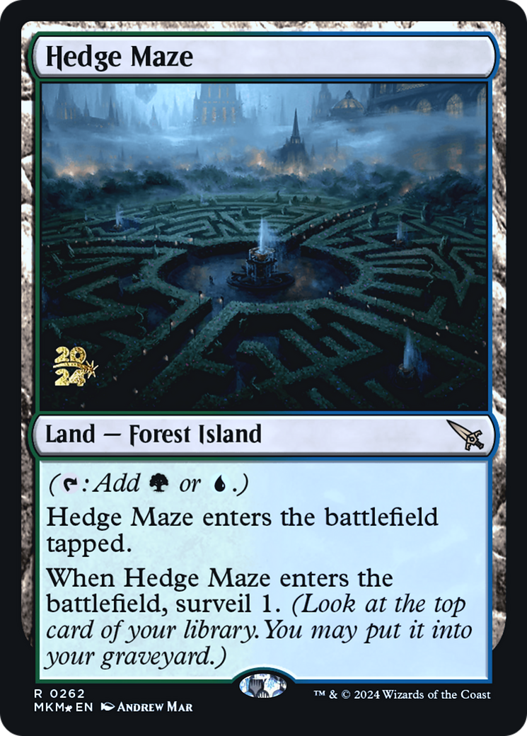 Hedge Maze [Murders at Karlov Manor Prerelease Promos] | Enigma On Main