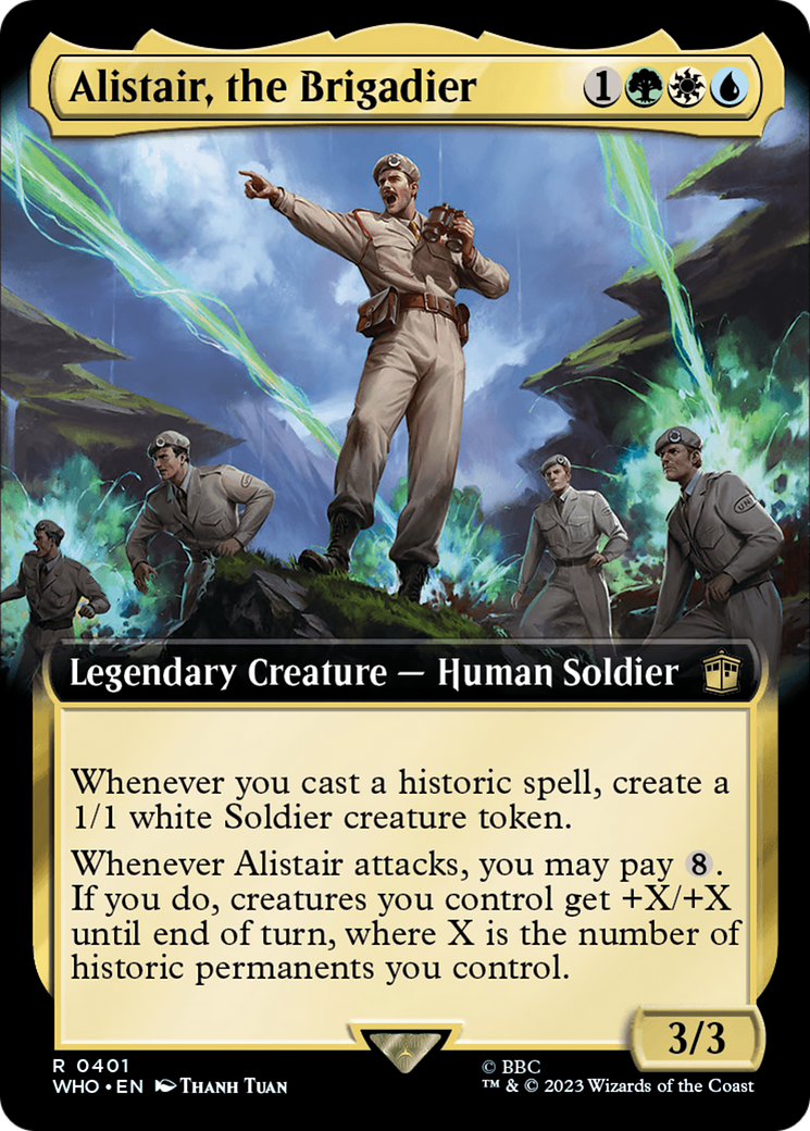 Alistair, the Brigadier (Extended Art) [Doctor Who] | Enigma On Main
