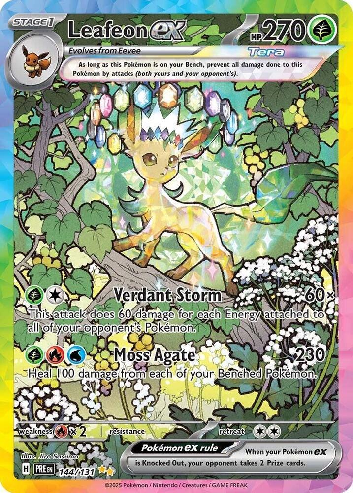 Leafeon ex (144/131) [Scarlet & Violet: Prismatic Evolutions] | Enigma On Main