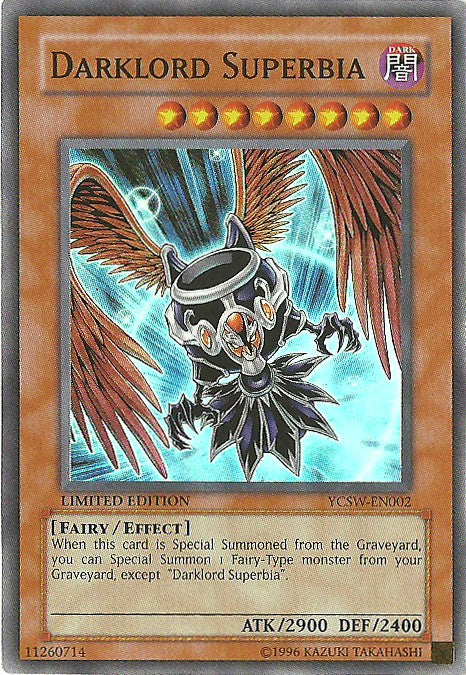 Darklord Superbia [YCSW-EN002] Super Rare | Enigma On Main