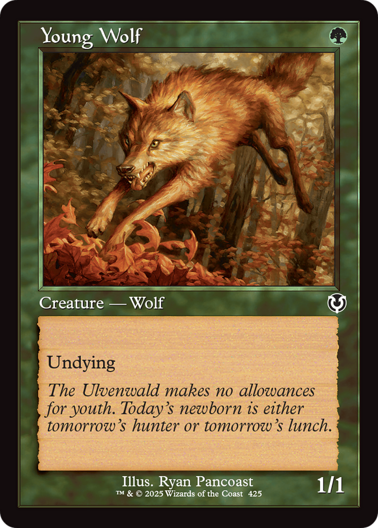 Young Wolf (Retro Frame) [Innistrad Remastered] | Enigma On Main