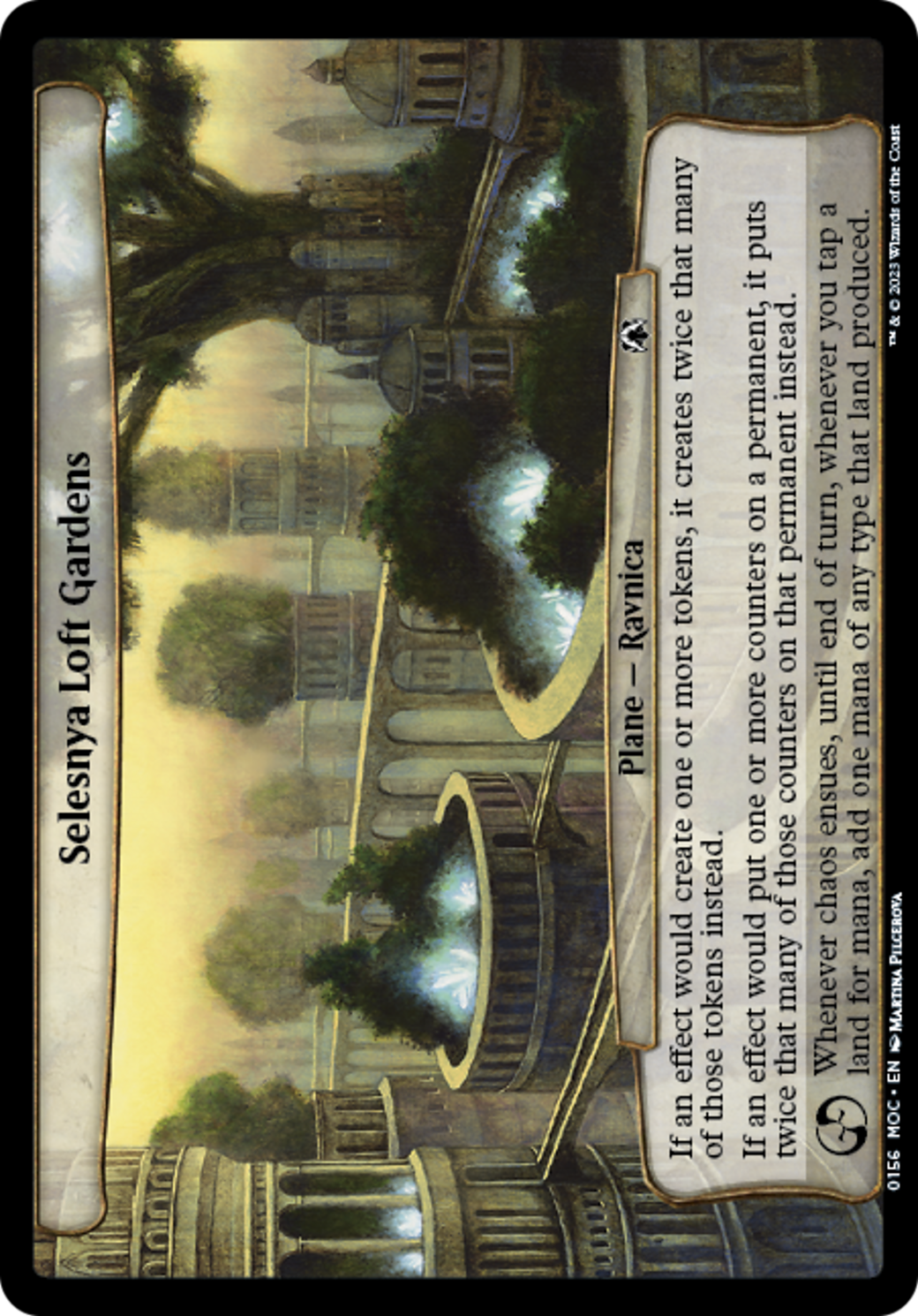 Selesnya Loft Gardens [March of the Machine Commander] | Enigma On Main