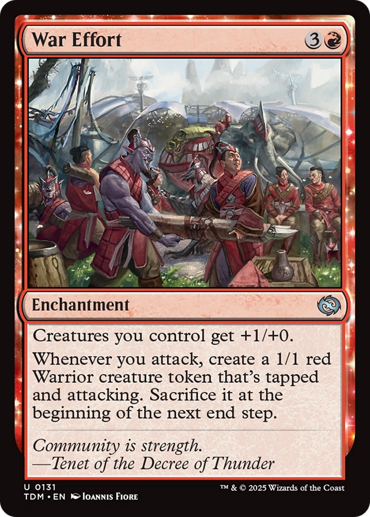 War Effort [Tarkir: Dragonstorm] | Enigma On Main