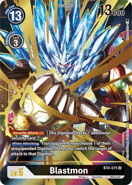 Blastmon [BT4-075] (Alternate Art) [Great Legend] | Enigma On Main